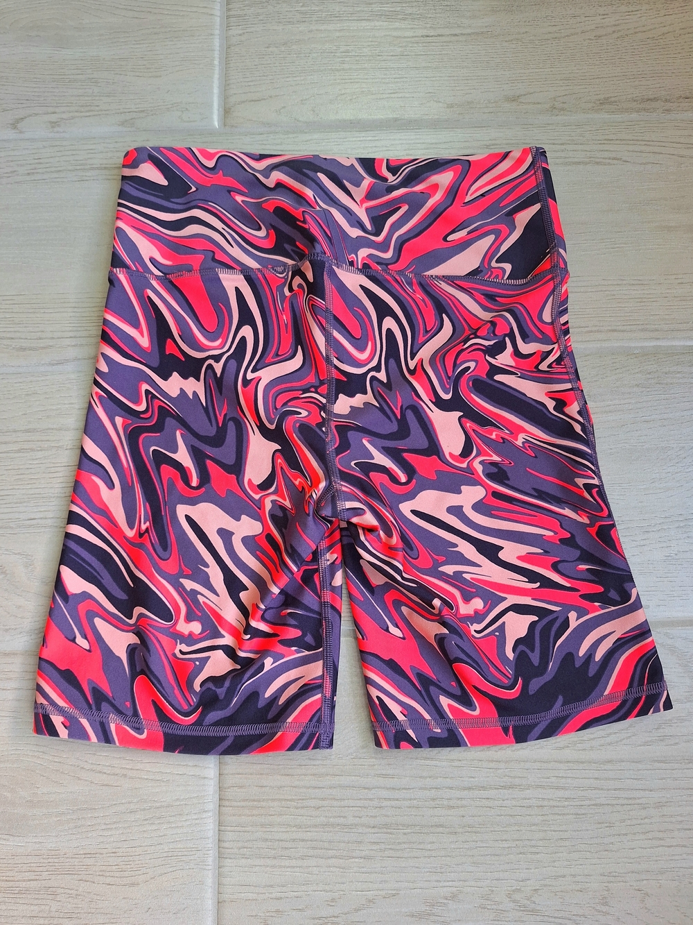 Womens Under Armour Hi Rise Bike Cycling Shorts Heatgear Pink Compression Medium